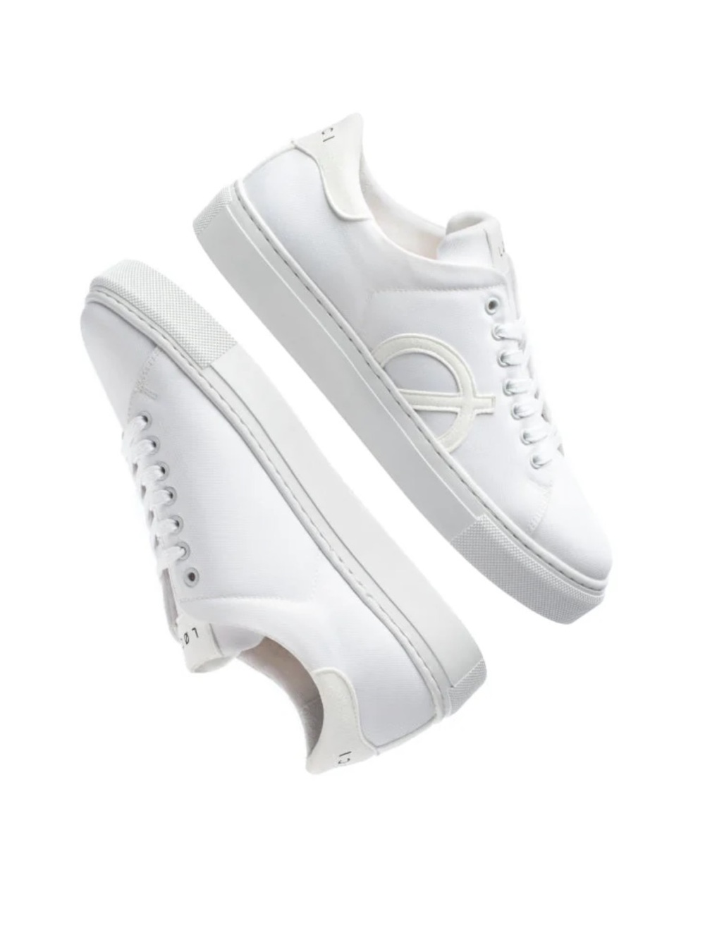 LOCI White Nine Origin Sneakers with Suede